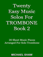 Twenty Easy Music Solos For Trombone Book 2