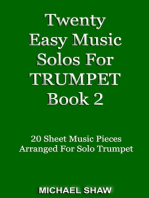 Twenty Easy Music Solos For Trumpet Book 2