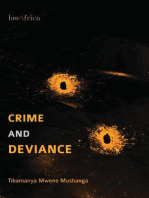 Crime and Deviance: An Introduction to Criminology