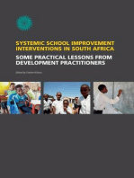 Systemic School Improvement Interventions in South Africa: Some Practical Lessons from Development Practioners