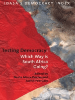 Testing Democracy: Which Way is South Africa Going?