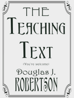 The Teaching Text (You're Welcome)