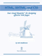 HTML: Your visual blueprint for designing Web pages with HTML, CSS, and XHTML