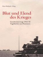 Blut und Elend des Krieges: Geschwisterwege 1941/45 - Tagebücher aus Pommern