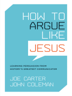 How to Argue like Jesus