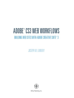 Adobe CS3 Web Workflows
