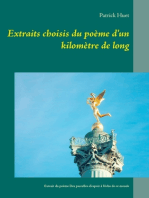 Extraits choisis du poème d'un kilomètre de long: Extrait du poème Des parcelles d'espoir à l'écho de ce monde