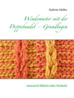 Wendemuster mit der Doppelnadel – Grundlagen: tunesisch Häkeln oder Sträkeln