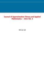 Journal of Approximation Theory and Applied Mathematics - 2014 Vol. 4: ISSN 2196-1581