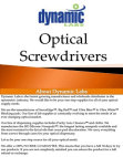 Optical Screwdrivers