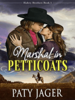 Marshal in Petticoats: Halsey Brothers Series, #1