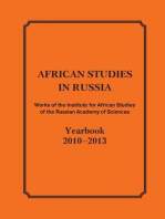 African Studies in Russia: Works of the Institute for African Studies of the Russian Academy of Sciences