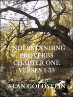 Understanding Proverbs Chapter One Verses 1-33