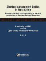 Election Management Bodies in West Africa: A comparative study of the contribution of electoral commissions to the strengthen