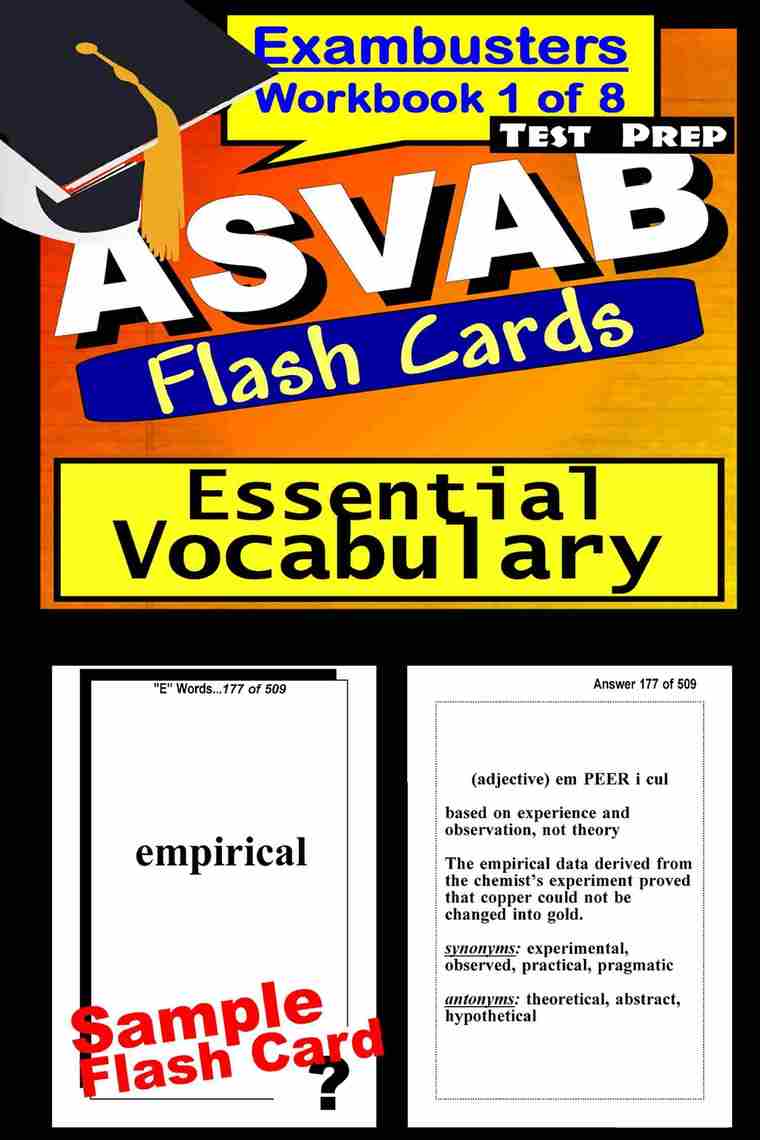 Read ASVAB Test Prep Essential Vocabulary Review--Exambusters Flash