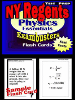 NY Regents Physics Test Prep Review--Exambusters Flashcards