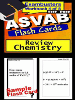 ASVAB Test Prep Chemistry Review--Exambusters Flash Cards--Workbook 4 of 8: ASVAB Exam Study Guide