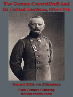 The German General Staff And Its Decisions, 1914-1916