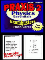 PRAXIS II Physics Test Prep Review--Exambusters Flash Cards