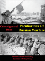 Peculiarities Of Russian Warfare