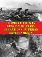Commonalities In Russian Military Operations In Urban Environments