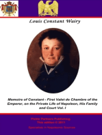 Memoirs of Constant - First Valet de Chambre to the Emperor. Vol I