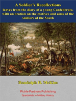 A Soldier's Recollections [Illustrated Edition]: leaves from the diary of a young Confederate, with an oration on the motives and aims of the soldiers of the South