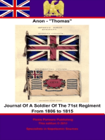 Journal Of A Soldier Of The 71st Regiment From 1806 to 1815