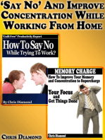"Say No" And Improve Concentration While Working From Home