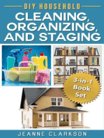 DIY Household Cleaning, Organizing and Staging 3-in-1 Book Set