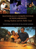 Nationally Competitive Scholarships: Serving Students and the Public Good