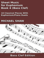 Sheet Music for Euphonium - Book 4 (Bass Clef)