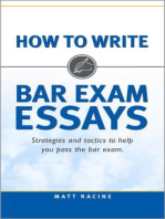 How to Write Bar Exam Essays: Strategies and Tactics to Help You Pass the Bar Exam: Pass the Bar Exam, #2