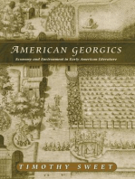 American Georgics: Economy and Environment in Early American Literature