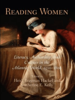 Reading Women: Literacy, Authorship, and Culture in the Atlantic World, 15-18