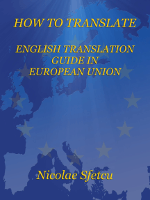 Read How To Translate English Translation Guide In European Union Online By Nicolae Sfetcu Books
