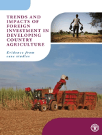 Trends and Impacts of Foreign Investment in Developing Country Agriculture: Evidence from Case Studies