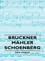 Bruckner - Mahler - Schoenberg