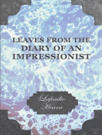 Leaves from the Diary of an Impressionist; Early Writings by Lafcadio Hearn