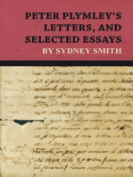 Peter Plymley's Letters, and Selected Essays by Sydney Smith