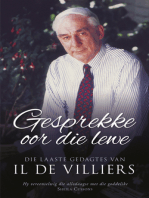 Gesprekke oor die lewe: Die laaste gedagtes van IL de Villiers