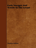 Early Voyages And Travels In The Levant