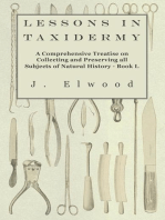 Lessons in Taxidermy - A Comprehensive Treatise on Collecting and Preserving All Subjects of Natural History - Book I.