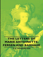 The Letters of Marie Antoinette, Fersen and Barnave