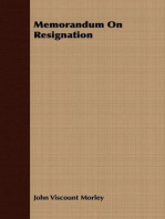 Memorandum On Resignation