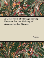 A Collection of Vintage Sewing Patterns for the Making of Accessories for Women