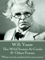 The Wild Swans At Coole & Other Poems: “What can be explained is not poetry.”