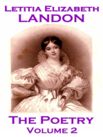 The Poetry Of Letitia Elizabeth Landon - Volume 2
