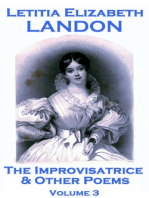 The Poetry Of Letitia Elizabeth Landon - Volume 1: The Improvisatrice & Other Poems