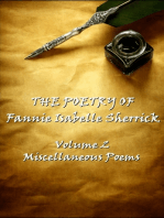 The Poetry of Fannie Isabelle Sherrick - Vol 2